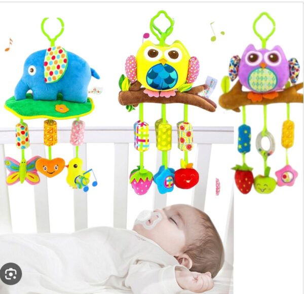 Colgante buho elefante musical.....venta x una unidad