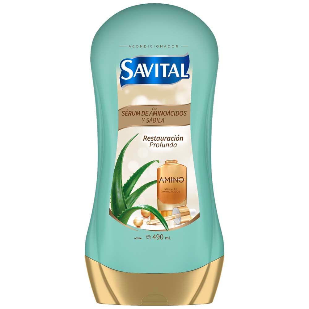 Acondicionador sérum de aminoácidos y sabila cont.neto 490 ml....venta xuna unidad: imagen 1