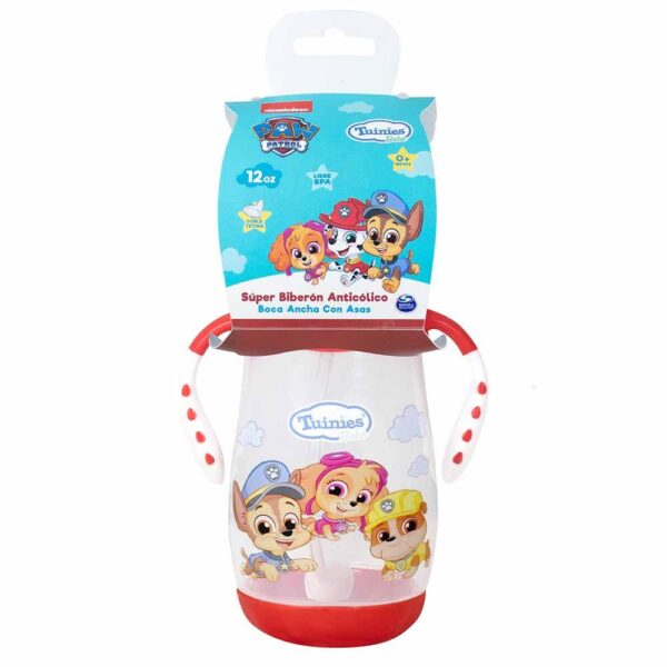 Biberon Paw Patrol tuinies rojo 16 onzas....................venta x una unidad