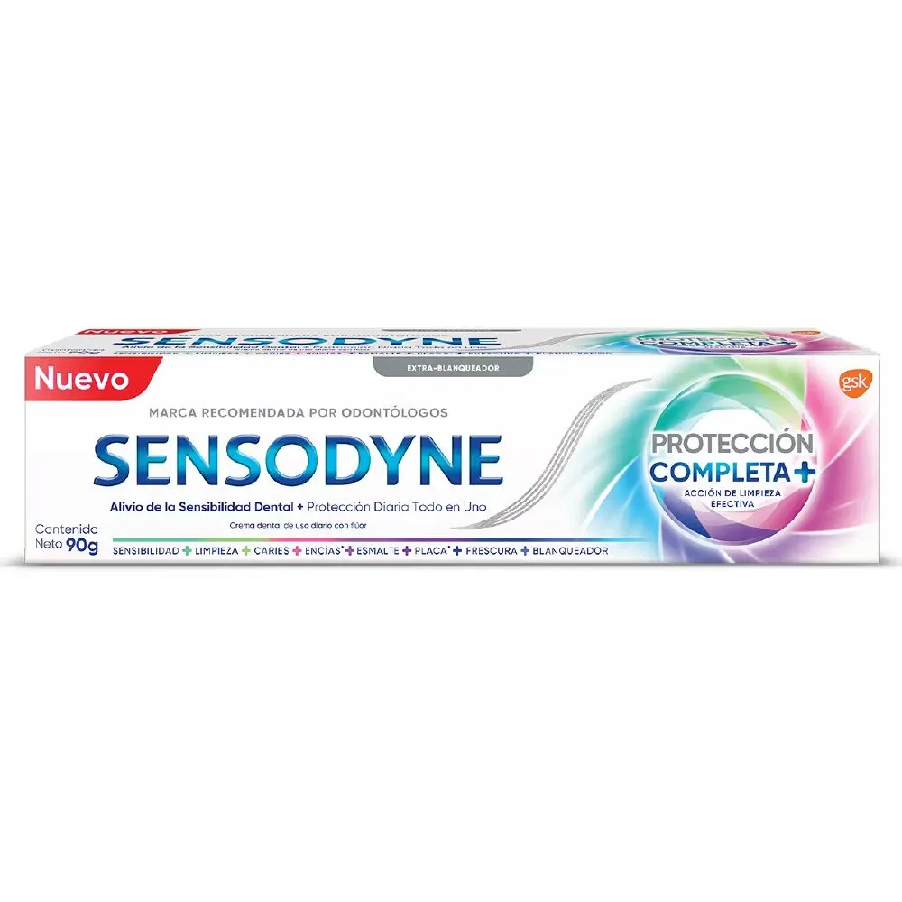 Crema dental  Sensodyne protección completa cont.neto 90 gr......venta x una unidad: imagen 1