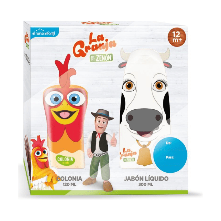 Estuche la granja : shampoo,colonia+jabón liquido......venta x una unidad: imagen 1