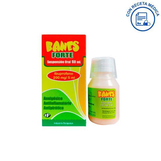 Banes jarabe cont.neto 60 ml (ibuprofeno 100 mg/5ml)...venta x una unidad