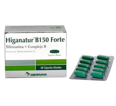 Higanatur B 150 cápsula blanda (silimarina,b1,b2,b3,b6,b5).....venta x una unidad
