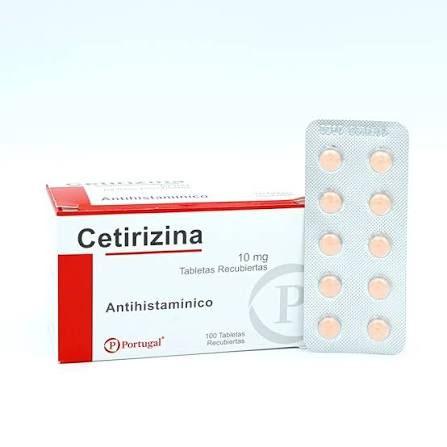Cetirizina 10 mg.....venta x una unidad