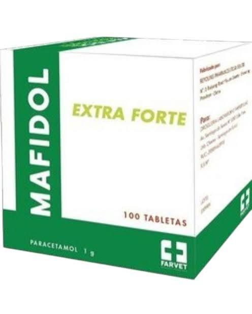 Mafidol forte caja x 100 unidades.....venta x una unidad