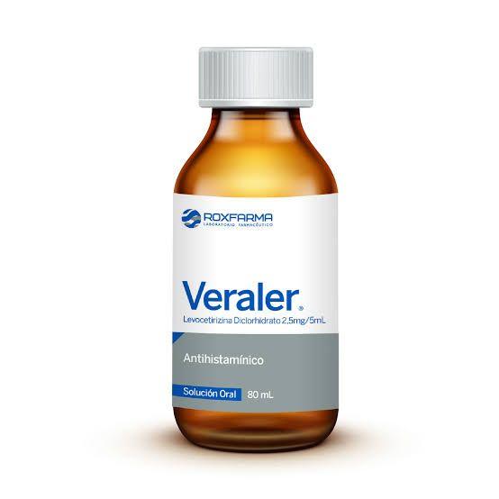 Veraler jarabe (levocetirizina diclorhidrato 2.5 mg/5ml)...venta x una unidad