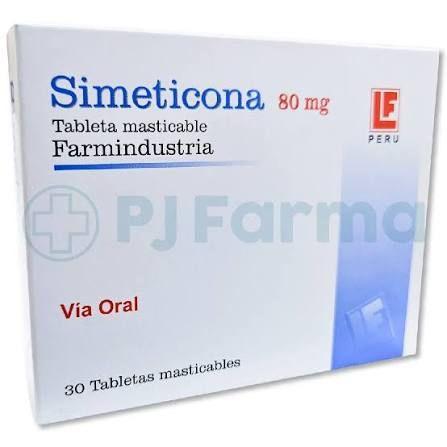 Simeticona de 80 mg tableta masticable......venta x una unidad