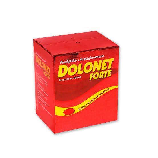 Dolonet forte (ibuprofeno de 400 mg)........venta x una unidad