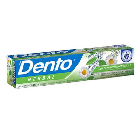 Dento herbal cont.neto 60 gr..........................venta x una unidad