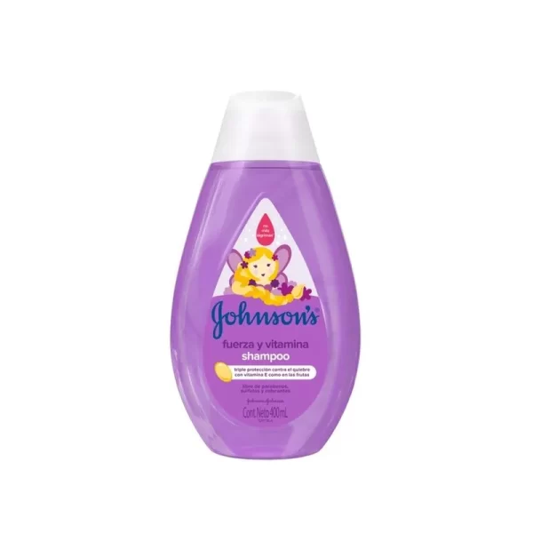 Shampoo johnson´s fuesrza y vitamina cont neto 400 ml......venta x una unidad