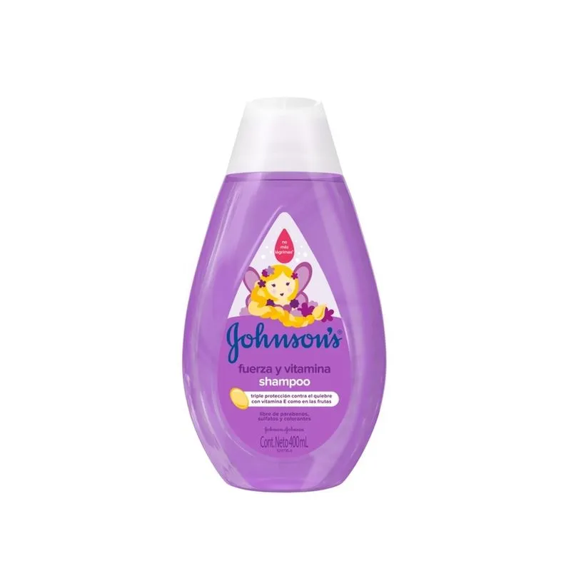 Shampoo johnson´s fuesrza y vitamina cont neto 400 ml......venta x una unidad: imagen 1