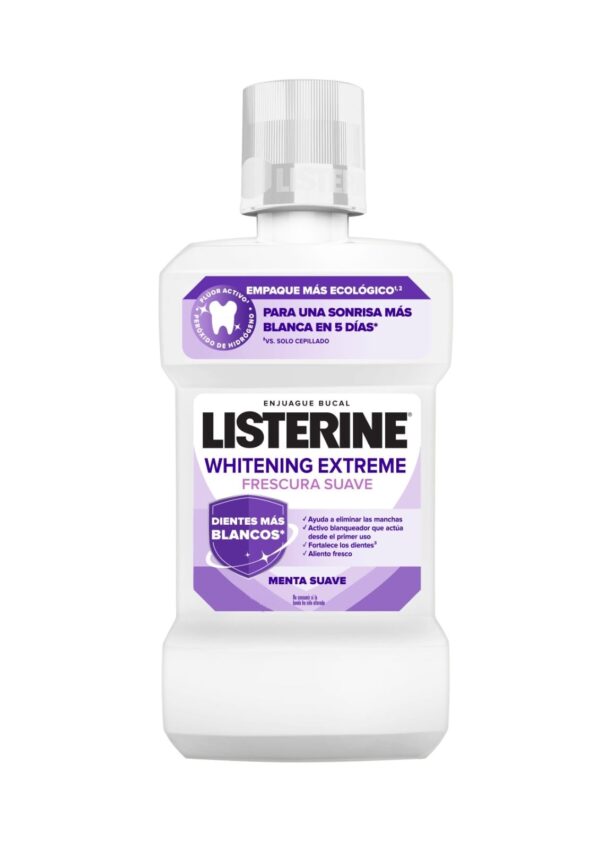 Listerine anticaries frescura extra suave sin alcohol cont.neto 180 ml................venta x una unidad