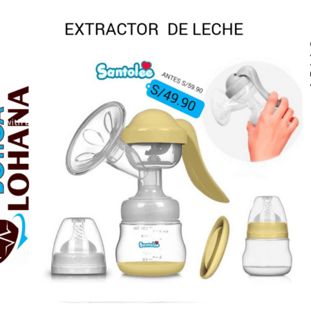 Extractor De Leche Manual Santolee Pezonera Colectora Libre De Bpa ... Venta X1 Pack: imagen 1