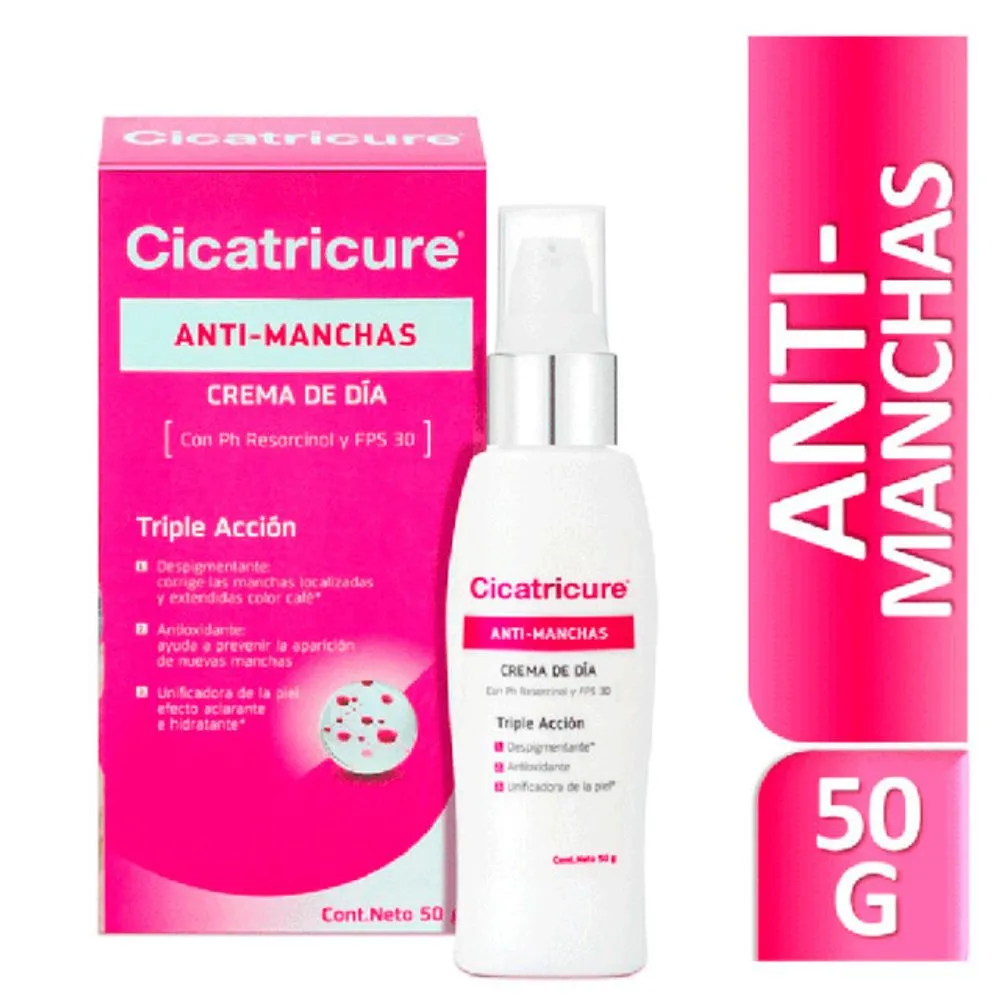 Cicatricure anti-manchas crema de dia ( Con ph Resorcinol y FPS 30).......................venta x una unidad: imagen 1