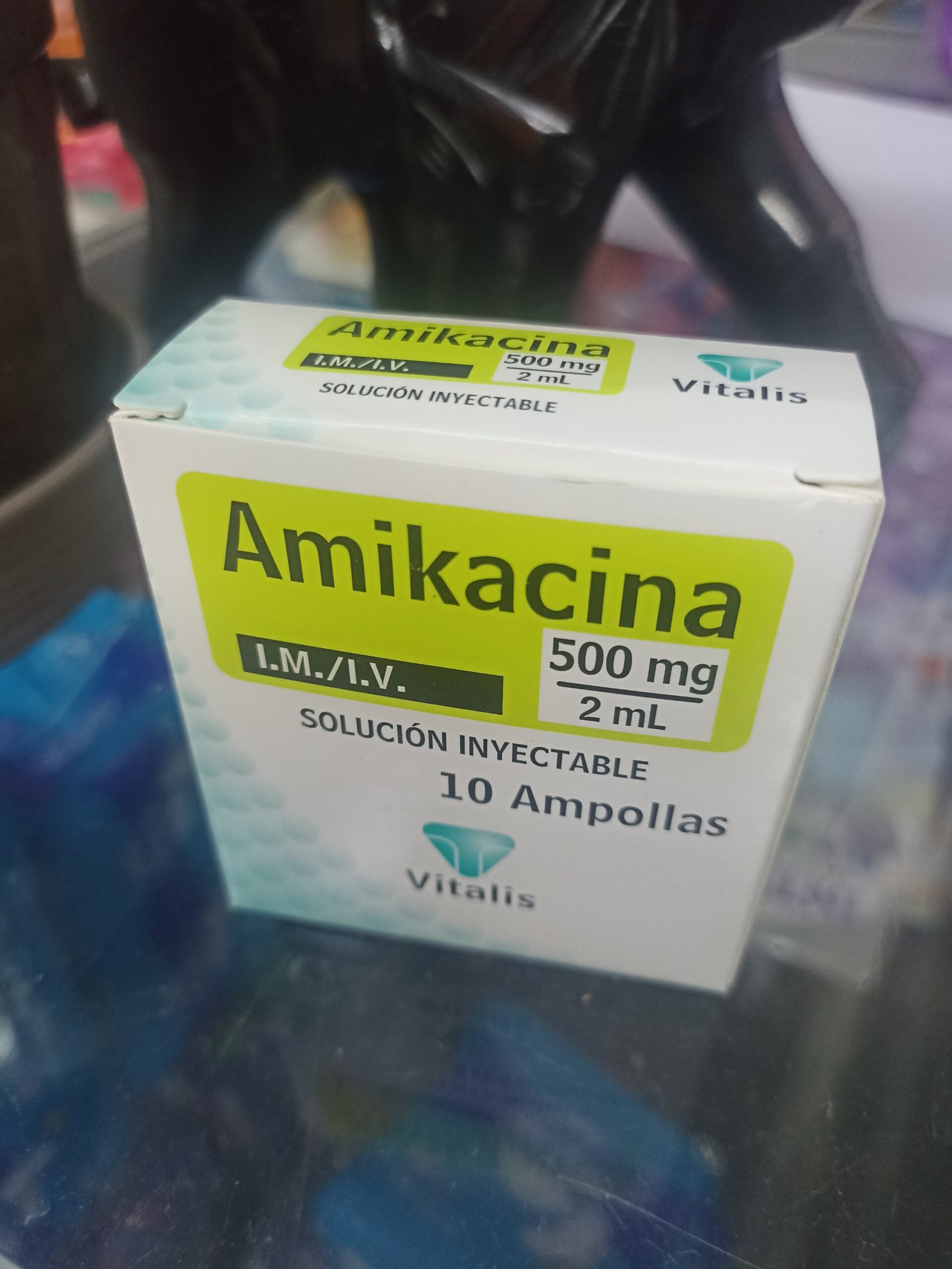 Amikacina 500mg/2ml Cj X 10 Amp...venta X 1unidad: imagen 1