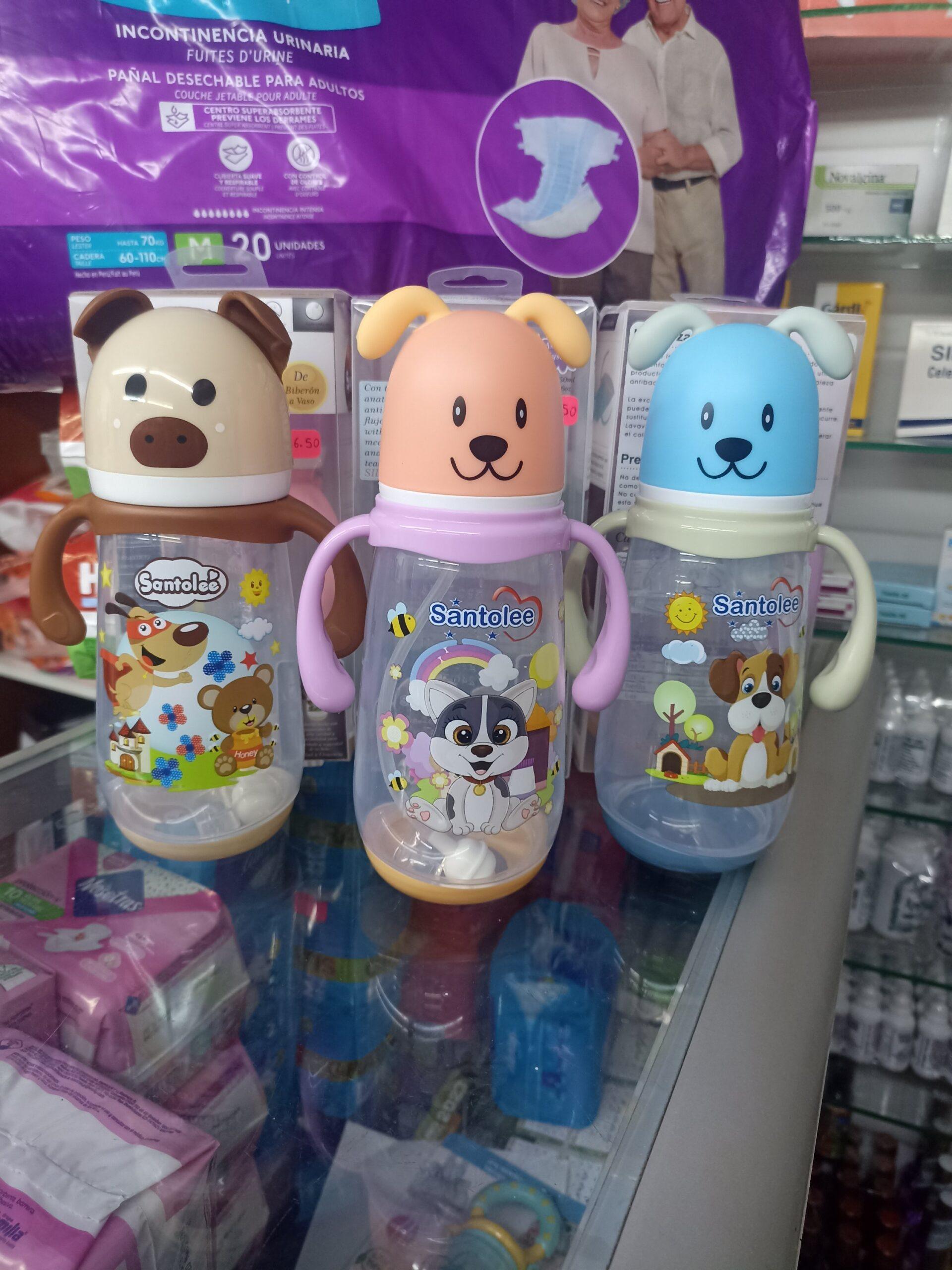 Biberón Santolee X 16  Onzas Con Orejitas De Plastico ...venta X Una Biberón: imagen 1