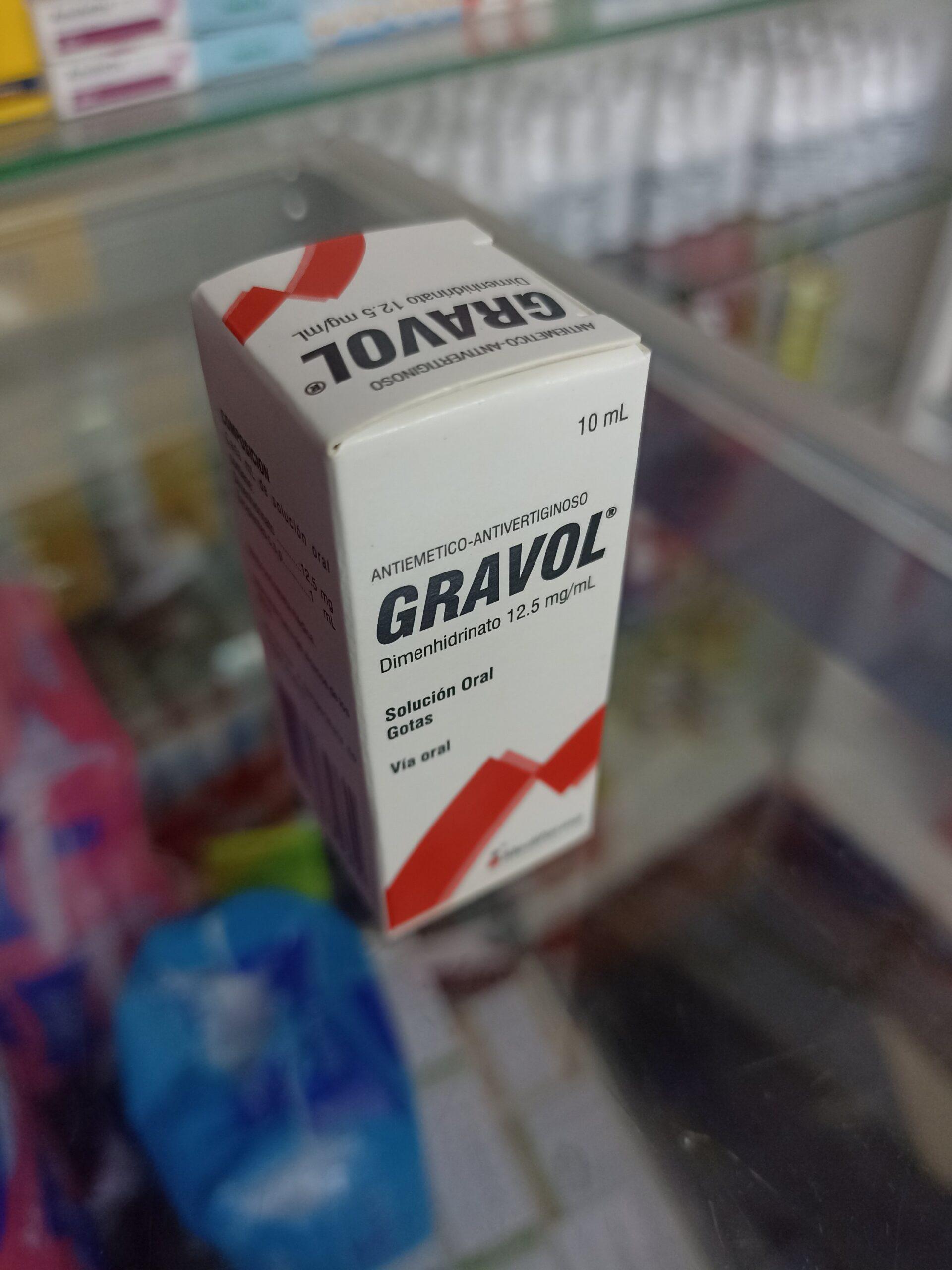 Gravol Gotas (dimenhidrinato 12.5 Mg/ml) Cont.neto 10ml.....venta X 1unidad: imagen 1