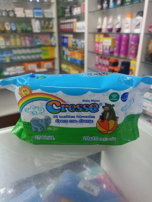 Toallitas Húmedas Cresse X 25 Unidades ( pañitos humedos ) .................venta X Una Toallita