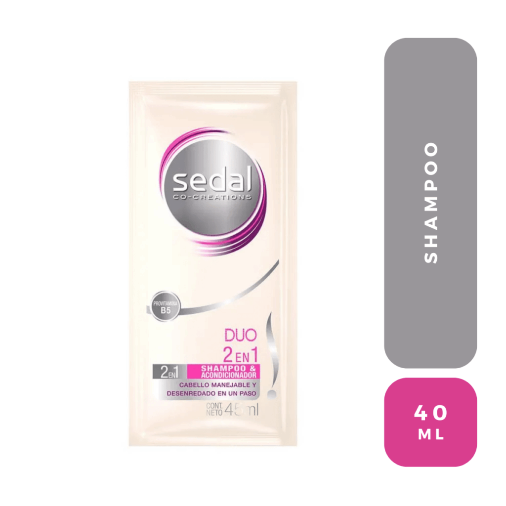 Shampoo Sacheton Sedal Duo 2 En 1...venta X 1unidad