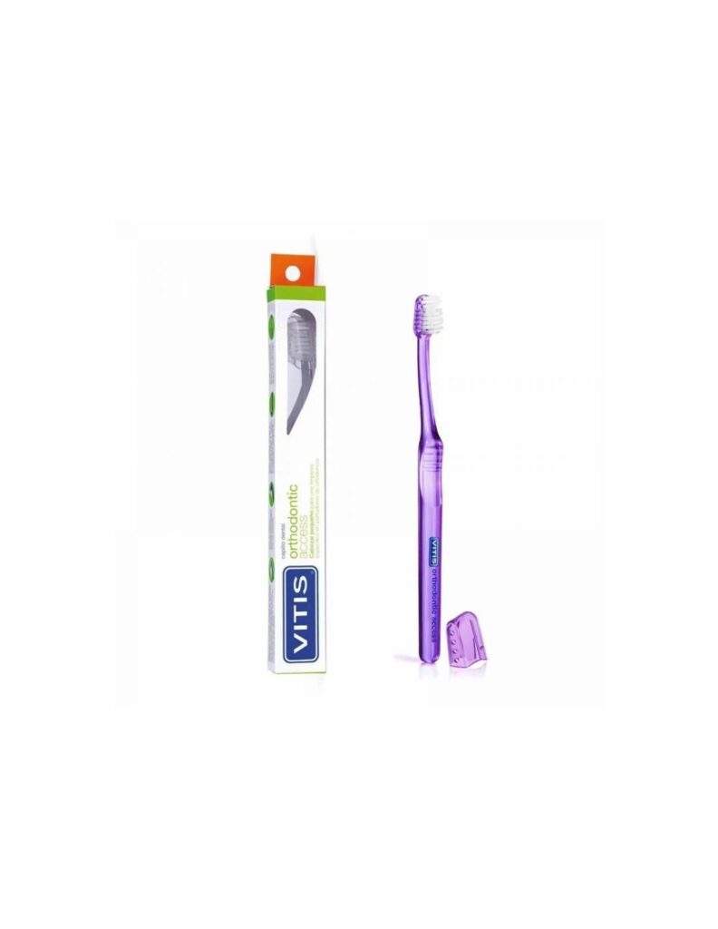 Cepillo para brakres adulto  VITIS orthodontics cabezal pequeño   ....venta x una unidad