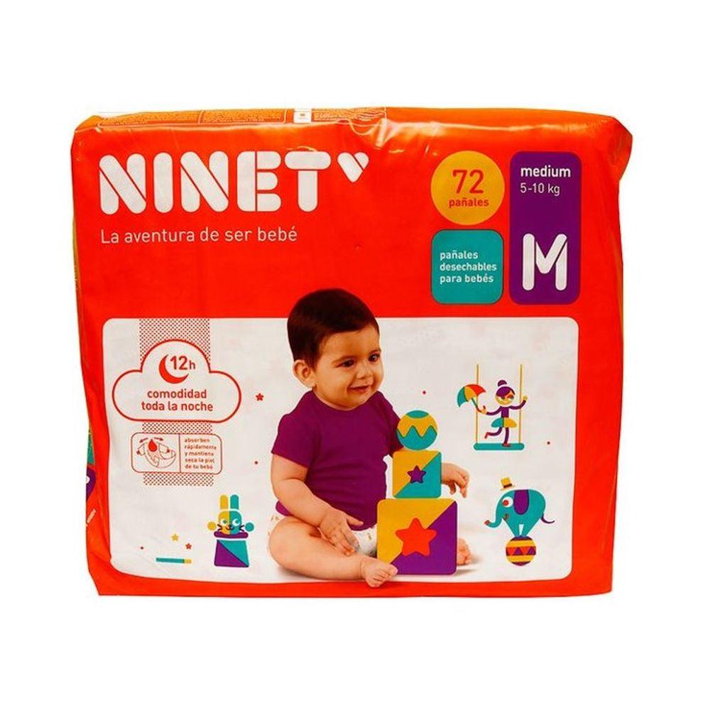 Pañal Ninet Talla M Por 72 Unidades Rosado ( Pañales)...venta X 1unidad: imagen 1