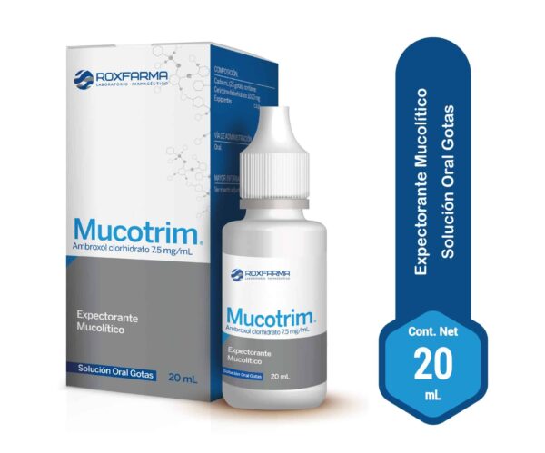 Mucotrim  gotas (ambroxol clorhidrato 7.5 mg/ml )................venta x una unidad