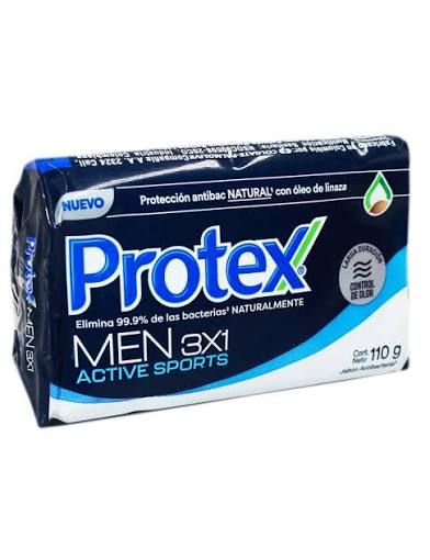 Jabon Protex  Men 3 X 1 Active Sports Cont.neto 110 Gr...venta X 1unidad