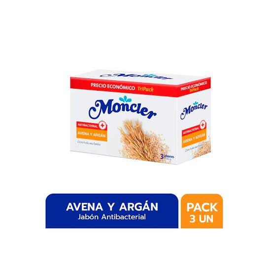 Jabon Moncler Avena Y Argan Cont.neto 154gr...venta X 1unidad