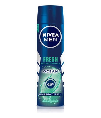 Desodorante Aerosol Nivea Men Fresh Fragancia Intensa Ocean Cont. Neto 150 Ml...venta X 1unidad