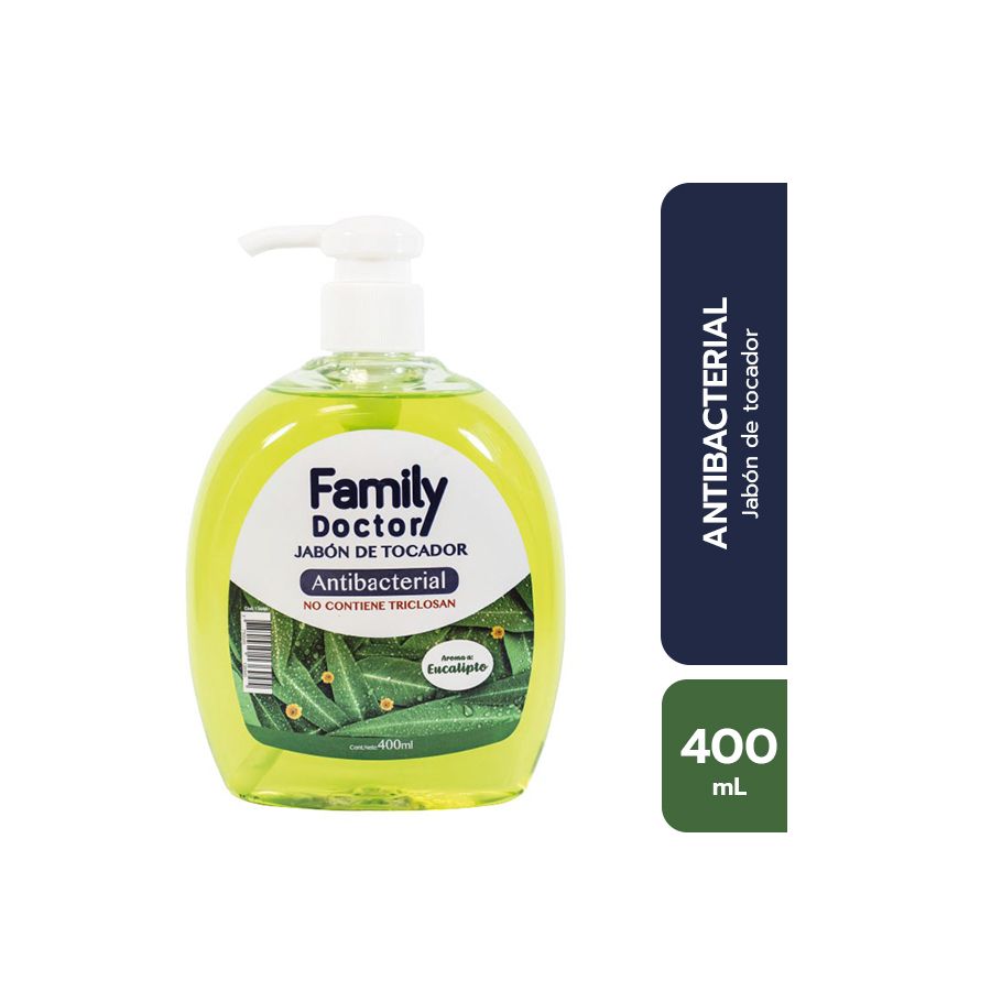Jabon liquido family doctor (eucalipto) cont.neto 400 ml.....venta x una unidad: imagen 1