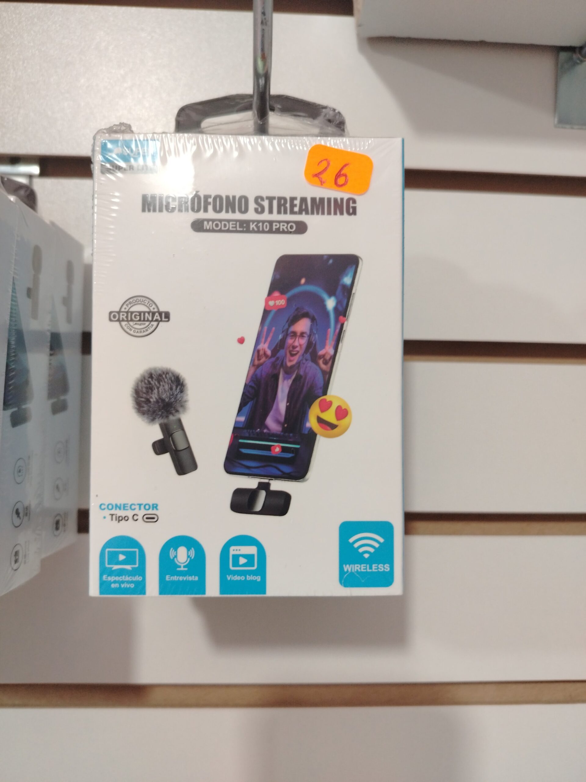 microfono para celular K10 pro  super ... venta por unidad: imagen 1