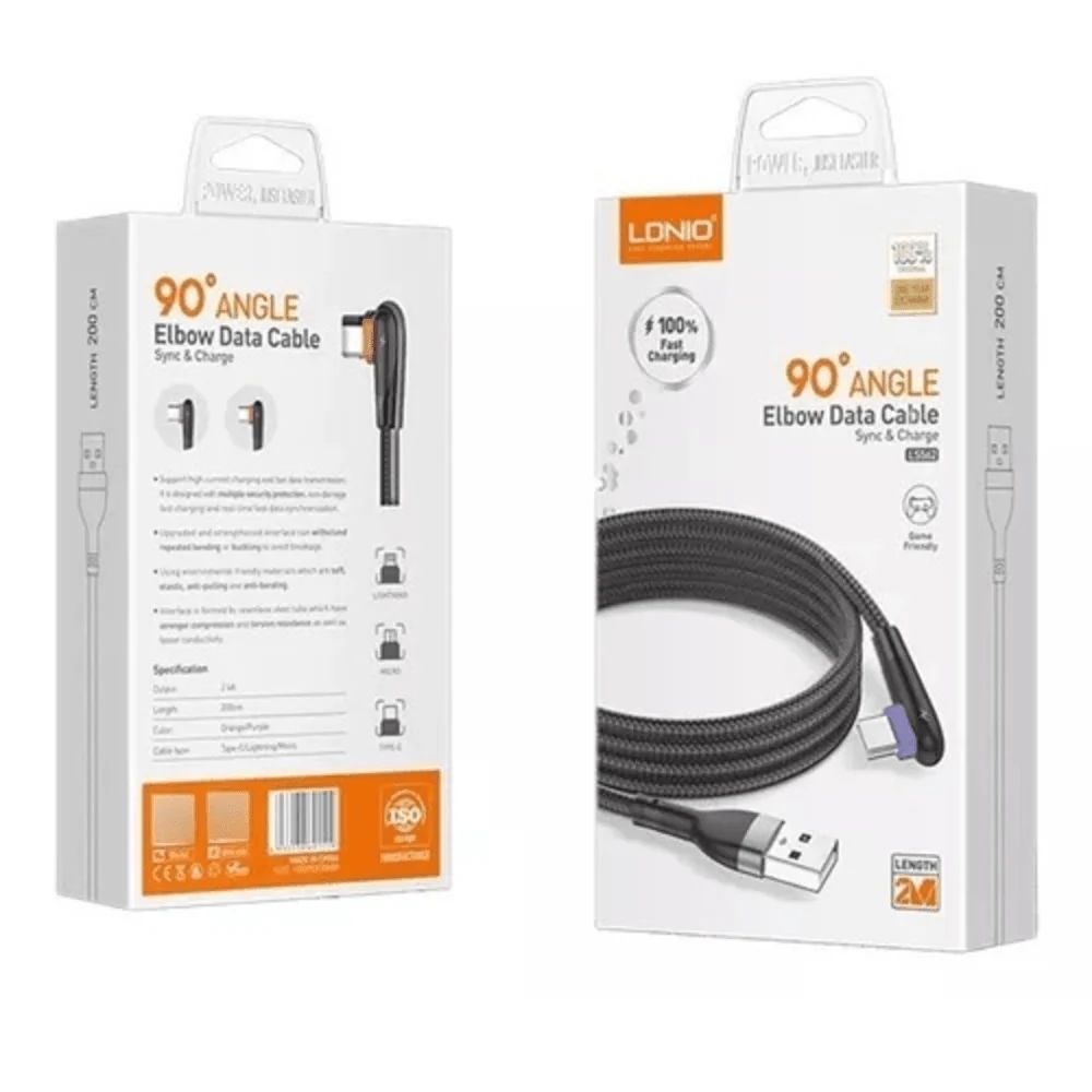 Cable 2 metros tipo C  LDNI ...venta por unidad: imagen 1