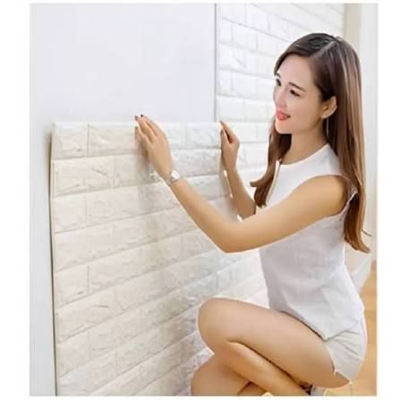 papel tapiz efecto 3d color blanco ... venta por unidad