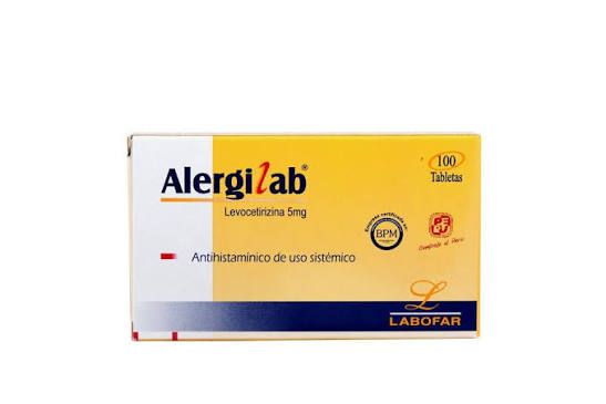 Alergilab (levocetirizina 5 mg)...venta x una unidad