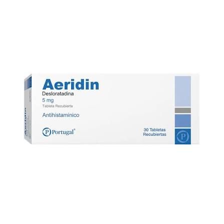 Aeridin (desloratadina 5 mg ).......venta x una unidad