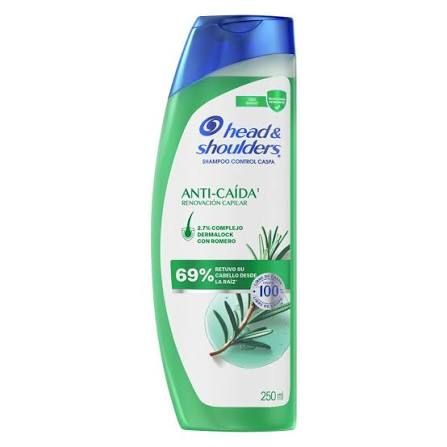 Shampoo head & shoulders anti caida cont.neto 250 ml.....venta x una unidad