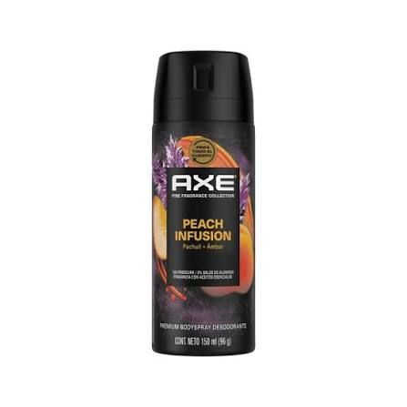 Desodorante axe spray peach infusion cont. neto 150 ml...venta x una unidad