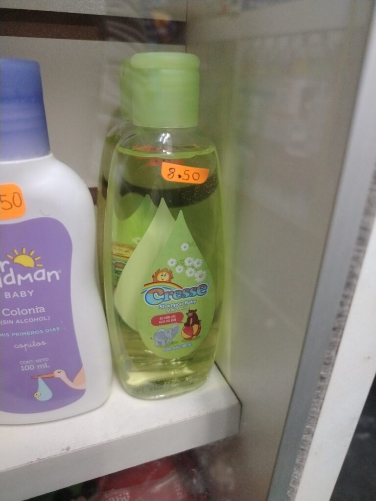Shampoo baby crese manzanilla cont.neto 100 ml.....venta x una unidad