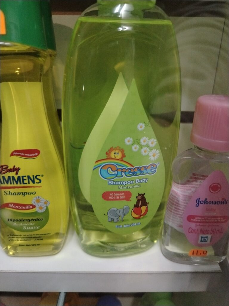 Shampoo baby cresse original cont.neto 100 ml..........venta x una unidad