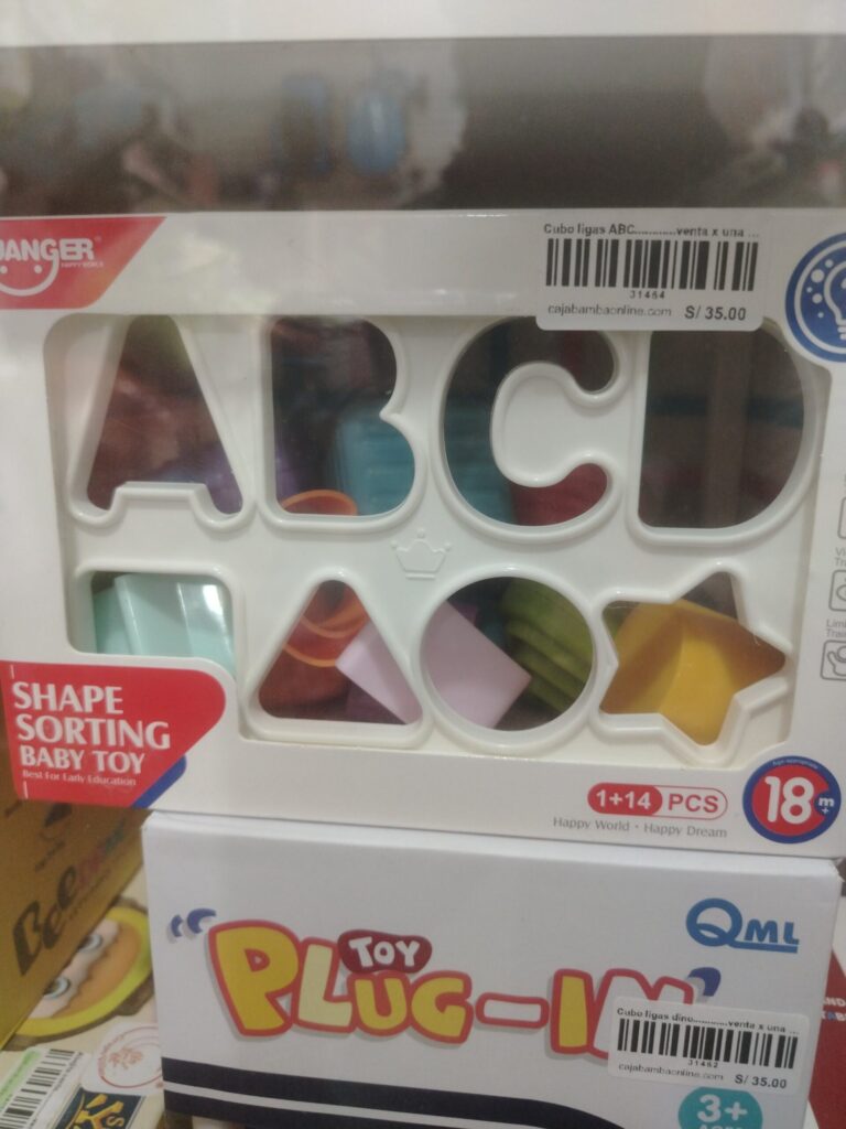 Cubo ligas ABC............venta x una unidad