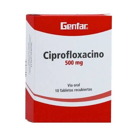 Ciprofloxacino 500 mg...........venta x una unidad