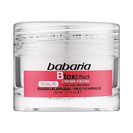 Crema facial babaria BtoxEffect (suaviza las arrugas)....venta x una unidad