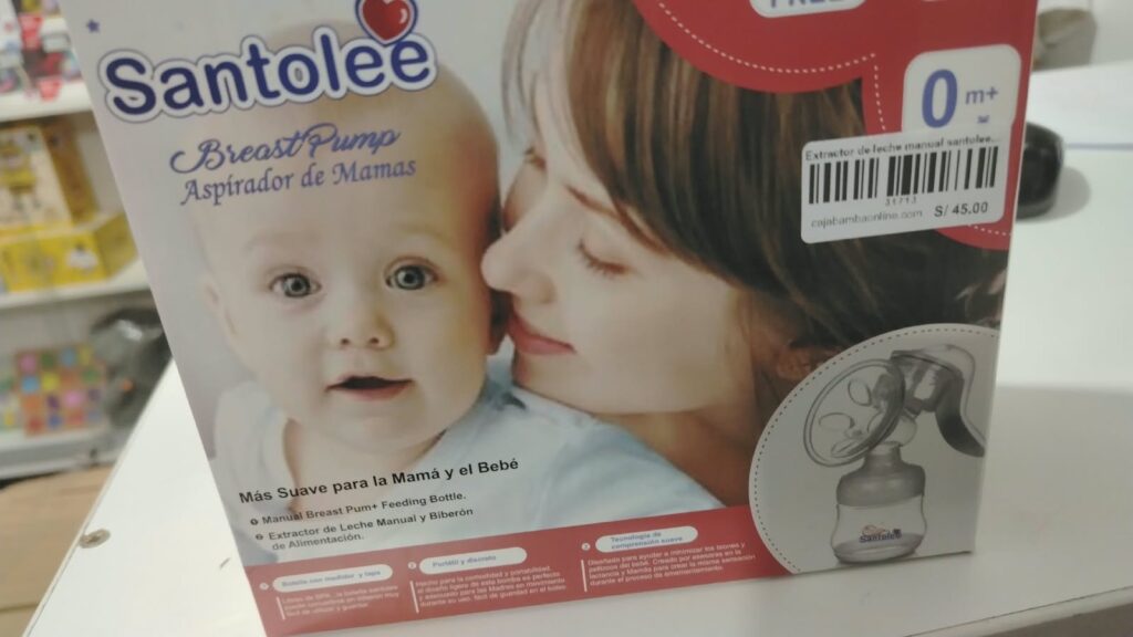Extractor de leche manual santolee .....venta x una unidad